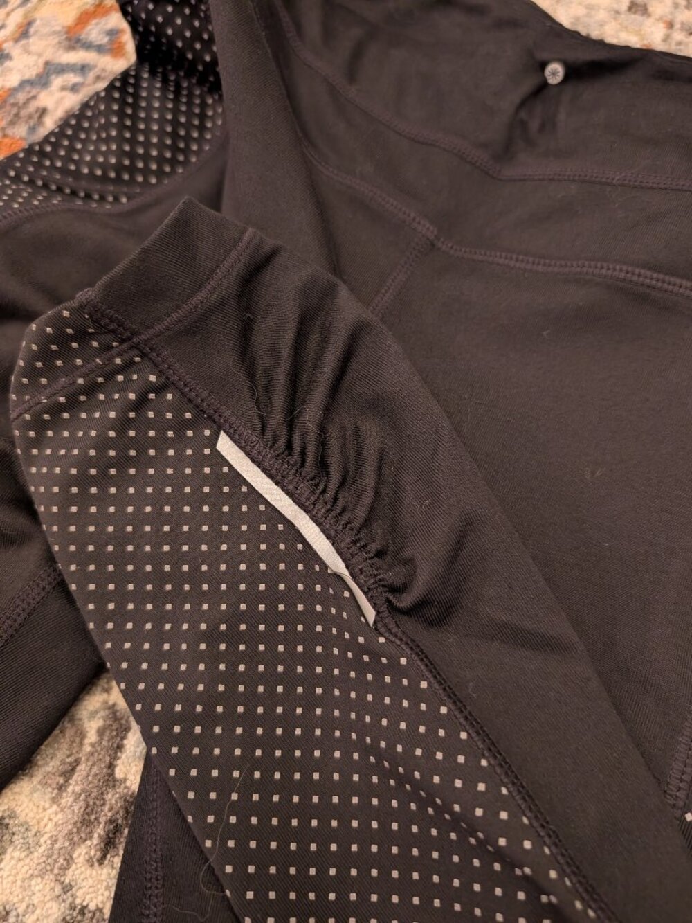 Athleta Pocket Dot Be Free Tights / Leggings - Picture 4 of 7